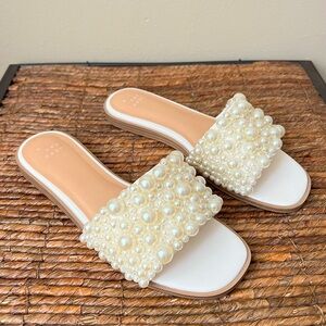 Pearl Flat Sandals